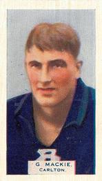 1933 Godfrey Phillips Victorian Footballers (A Series of 75) #48 Gordon Mackie Front